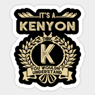 Kenyon Sticker